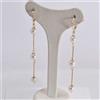 ORECCHINI IN ORO GIALLO 18kt CON PERLE AKOYA 7 mm OGHT 0793