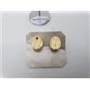 ORECCHINI A BOTTONE SENZA PIETRE IN ORO GIALLO 18KT 750 5,6 GR. (3551)