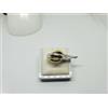 ANELLO DA DONNA SENZA PIETRE IN ORO GIALLO E BIANCO 18KT 3,8 GR. N15 (5220)