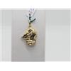CIONDOLO MEDAGLIA DEA BENDATA IN ORO GIALLO 18KT 750 2,4 GRAMMI (4015)