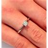 GIOIELLERIA AMADIO ANELLO 1238 SOLITARIO IN ORO BIANCO 18 CT 750 CON DIAMANTE CT 0,35 G-VS1