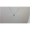 RECARLO COLLANA DA DONNA PUNTO LUCE IN ORO BIANCO 18KT E DIAMANTE 0.13 CT (0242)