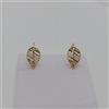 ORECCHINI BOTTONE A MONACHELLA IN ORO GIALLO 18KT 2 GR. (7273)