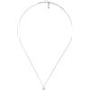 Gucci Timepieces Collana Gucci Running GG YBB481638002 Necklace Oro Bianco 42cm G Pendenti Nuova