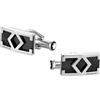 Montblanc Gemelli Montblanc signature uomo Polsini 114766 acciaio cufflinks nuovi