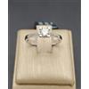 GIOIELLERIA AMADIO ANELLO SOLITARIO IN ORO BIANCO 18 CT 750 CON DIAMANTE CT 0,26 G-VS1 (862)