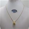 COLLANA DA DONNA CON CIONDOLO GOCCIA IN ORO GIALLO 18KT 3,8 GR. (7727)
