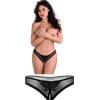 Perizoma intimo sexy per donna erotic aperto lingerie hot trasparente slip tanga
