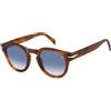 David Beckham Occhiali da Sole David Beckham DB 7041/S FLAT HAVANA/BLUE SHADED 49/25/150 uomo