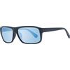Serengeti Occhiali da sole uomo donna serengeti sunglasses polarizzati neri lenti blu