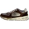 PREMIATA scarpe uomo Sneaker Mase 6422 Camoscio marrone e tessuto tecnico grigio