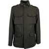 L'IMPERMEABILE giacca uomo verde/grigio GERARD MEW LODEN FIELD JKT MADE IN ITALY