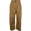 NEIRAMI pantalone donna cotone ampio P931NO MADE IN ITALY