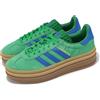 adidas Originals Gazelle Bold W Green Blue Gum Women Casual Platform IE1370