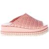 PONS QUINTANA per Mariacristina scarpe donna ciabatta Nadine pelle rosa zeppa 6