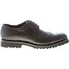 ORTIGNI scarpe uomo shoes derby lacci pelle nero coda di rondine Goodyear Flex