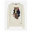 Lauren Ralph Lauren POLO RALPH LAUREN DONNA MAGLIA RALPH LAUREN ''POLO BEAR'' IN COTONE