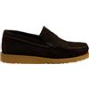 ICON LAB Scarpa 2100 slip on con frangia 100% camoscio ingrassato col. bruciato