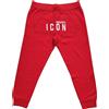 DSQUARED2 pantaloni da tuta lungo ICON uomo S79KA0001 rosso