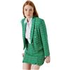 RINASCIMENTO Giacca corta in tweed Rinascimento verde