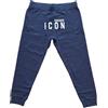 DSQUARED2 pantaloni da tuta lungo icon uomo S79KA0001 blu