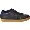 Leather Crown Uomo Scarpa sneakers nero Taglia 42