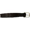 MANIERI cintura uomo baby coccodrillo alt cm 3 100% pelle MADE IN ITALY