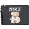 Moschino Borsa Pochette Moschino Bag SAFETY PIN TEDDY Donna Nero 7A84208210 1555