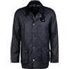BARBOUR Giacca in cera con stemma Crested Ashby MWX2068NY92 Blu Navy