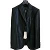Carlo Pignatelli Abito Vestito Uomo Cerimonia Sposo Con Gilet e Cravatta Carlo Pignatelli Nero 50