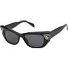 Blumarine OCCHIALI DA SOLE BLUMARINE SBM797V COLORE 0700 NERO LENTE GRIGI DONNA SUNGLASSES
