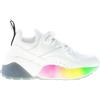 STELLA McCARTNEY scarpe donna Sneaker Eclypse Rainbow in Alter nappa bianco