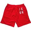 DSQUARED2 pantaloncini short uomo icon S79MU0018 rosso Tg.XXl