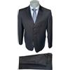 Calvin Klein Abito uomo Calvin Klein, marrone gessato in Pura Lana DROP 6, sconto 60%.