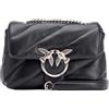 PINKO Borsa Donna Love Puff Mini Logo Argento CL Z99O Colore Nero