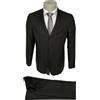 Calvin Klein Abito uomo CALVIN KLEIN, taglia 46 regular nero a righe in fresco Lana, -70%.
