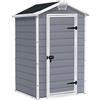 Keter Armadio Manor 129x103 cm Box da Giardino Keter in Resina
