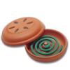 SPIRA DIFFUSORE ANTIZANZARE IN COCCIO VULCANO con 10 spiralette