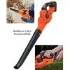 BLACK & DECKER Soffiatore a Batteria Ricaricabile Litio 18V Tubo Black & Decker Foglie Giardino