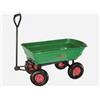 BricoShop24 Carrello Portatutto Ribaltabile a 4 ruote Carretto da Giardino Rimorchio