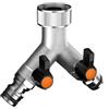 CLABER PRESA RUBINETTO A 2 vie METAL JET CLABER