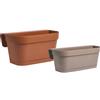 DEROMA VASI E FIORIERE - VASO BALCONIERA B-SMART CON SOTTOVASO