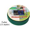 BricoShop24 Tubo Acqua per Innaffiare 15 metri Lancia da Giardino Irrigazione 5/8 Retinato