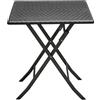 FRASCHETTI TAVOLO PIEGHEVOLIE POLYRATTAN CAMPING LEVANTE 61x61x73h