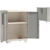 KETER ARMADIO TUTTOPIANI BASSO KETER LINEAR WOOD 2 ante effetto legno 68x39x90h