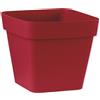 Veca VASO QUADRATO FIORIERA QUADRATA plastica forte 34 cm MADE IN ITALY vari colori