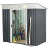 BricoShop24 Casetta in Lamiera da Giardino 195x120 Rimessa per Attrezzi Capanno Ricovero Box