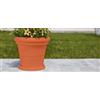 Monacis Vaso in Polimero Monacis Doppio Bordo Liscio Terracotta Ø60 (55X49h)