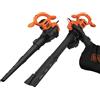 BLACK+DECKER ASPIRATORE - SOFFIATORE - TRITURATORE B&D BEBLV260 - BLACK & DECKER