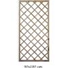 BricoShop24 Grigliato in Legno 90x180 Pannello Steccato per Fioriere da Giardino